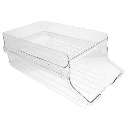 BEBEMOKO Beer Can Holder Automatic Rolling Beverage Organizer for Refrigerator Stackable Drink Rack for Easy Sorting for Home Apartment Rv and Dorm Use