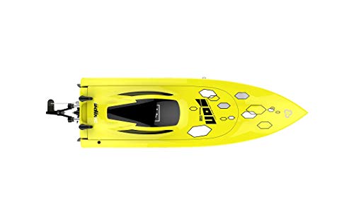 Park10 Toys RC Racing Boat - High Speed Electronic Remote Control Boat for Kids, UD08, Upgrade from UDI001 (Yellow)