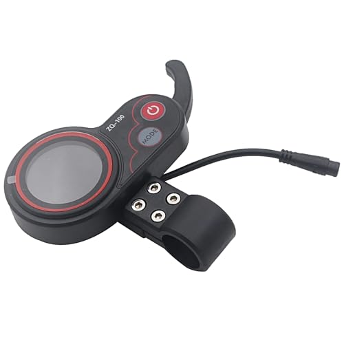 Pizgear Scooter eléctrico 36v-60v Zq-100 Pantalla LCD con Instrumento de Bloqueo Panel de Pantalla de visualización de Scooter eléctrico, Scooter Das(Zq-100)