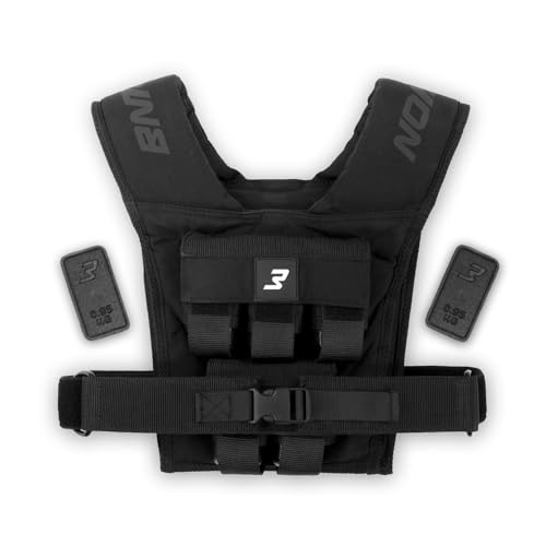 Müller & Blum Premium Gewichtsweste 20 kg oder 10 kg, Verstellbare...