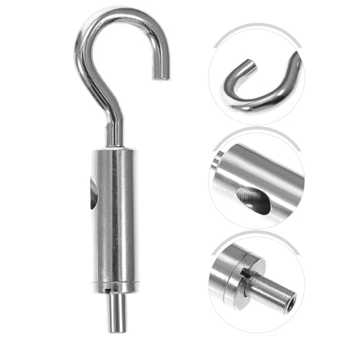 5pcs tensores para cables de cuerda de alambre con gancho y ojal de cobre para cables y varillas de sujeción, operación fácil y uso práctico miniatura 5