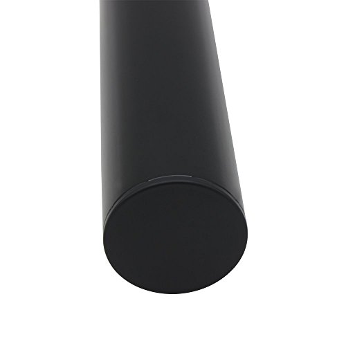 Timiy Stainless Steel Cylinder Sand Shaker Musical Percussion Instrument Rhythm Accessory Black - Thumbnail 4