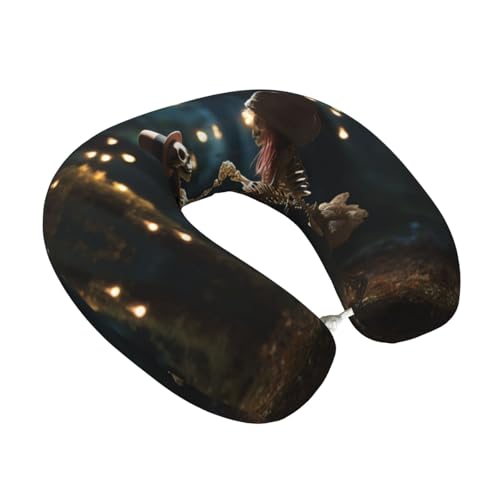 Almohada de viaje de poliéster talla única negra miniatura 2