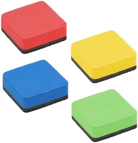 CZNBZIU Whiteboard Schwämme 6er Set - Trockenradierer Mit Mikrofaser