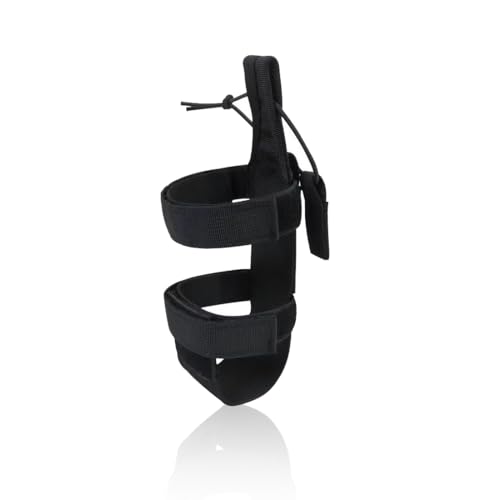 Jeyorzy 1pcs ceinture porte-bouteille en nylon tactique, réglable et portable, pochette de transporteur suspendue