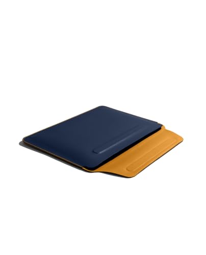 Image of DailyObjects Space Blue-Mustard SnapOn Envelope Sleeve For Macbook Pro 35.56cm (14 inch)