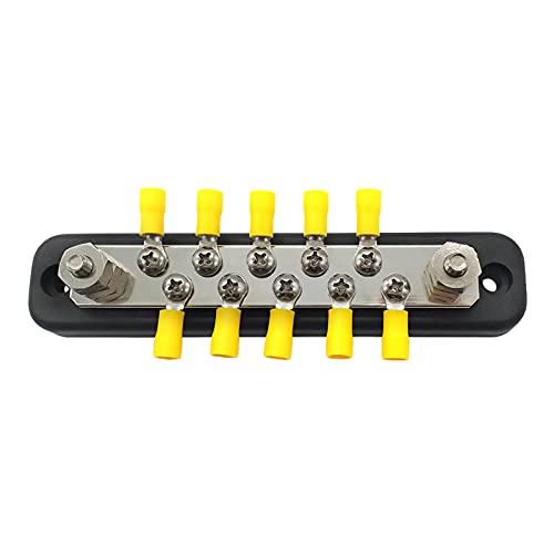 Barre de tension de ligne AC 130A HUIOP et répartiteur de terre 10 bornes