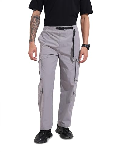 Image of The Indian Garage Co Men Relaxed Fit Mid-Rise Cargos