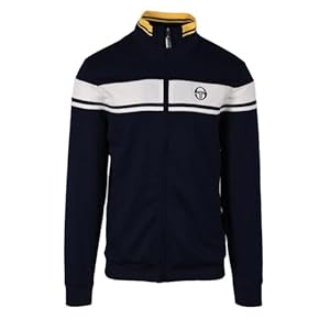 Sergio Tacchini Damarindo Track Top Jacket – Maritime Blue/Gardenia