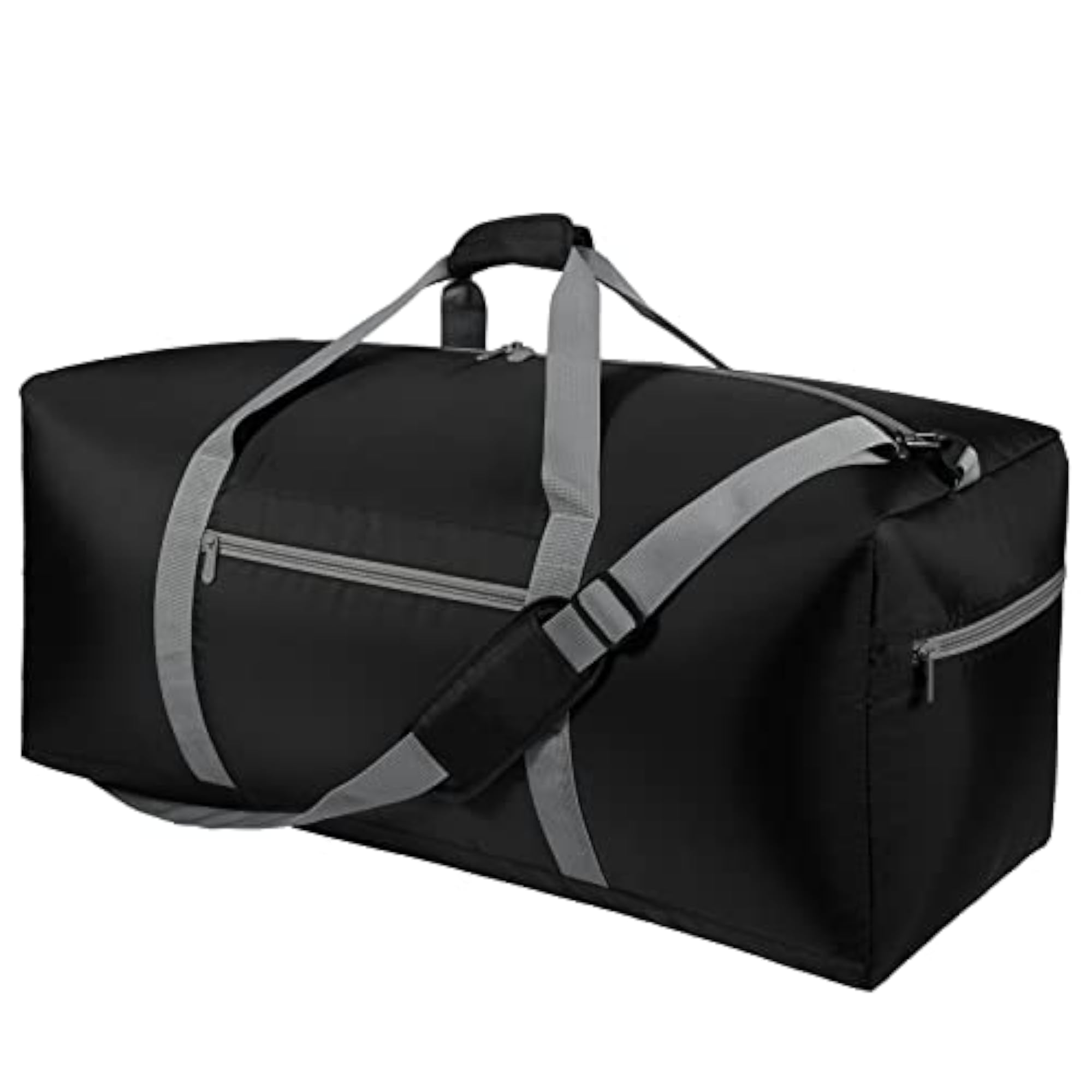 75L Foldable Duffle Bag, Black