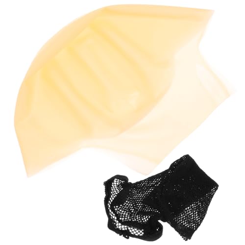 FOMIYES Invisible Hair Net Bald Cap for Women Men Latex Bald Cap for Adults Boys and Girls