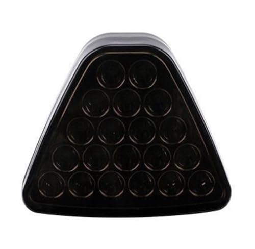 Feux arrière LED avec flash d'arrêt avertisseur troisième feu de stop triangle fumé