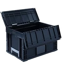 松本産業 耐過重折りたたみコンテナ 50L　2面扉付き 窓付き6個セット Amazon.co.jp: 松本産業 折りたたみコンテナ 50L (カーキ／クリア