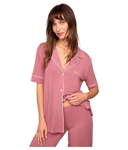 Image of Eberjey Gisele Short Sleeve Pant PJ Set