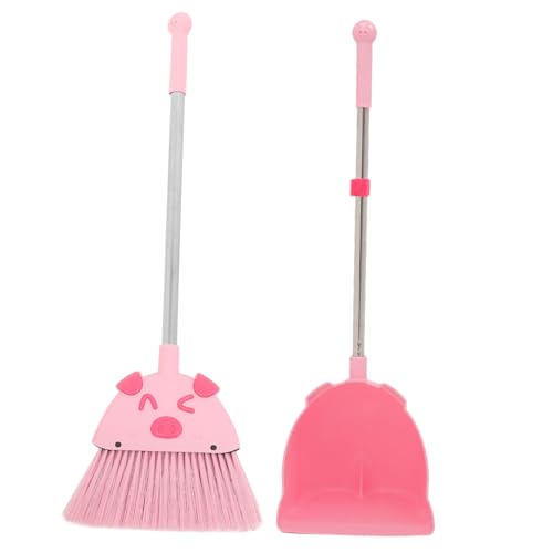 Didiseaon Boys and Girls Cleaning Tool Set Toddler Broom and Dustpan Kindergarten Cleaning Tool Promotes Parent-Child Interaction