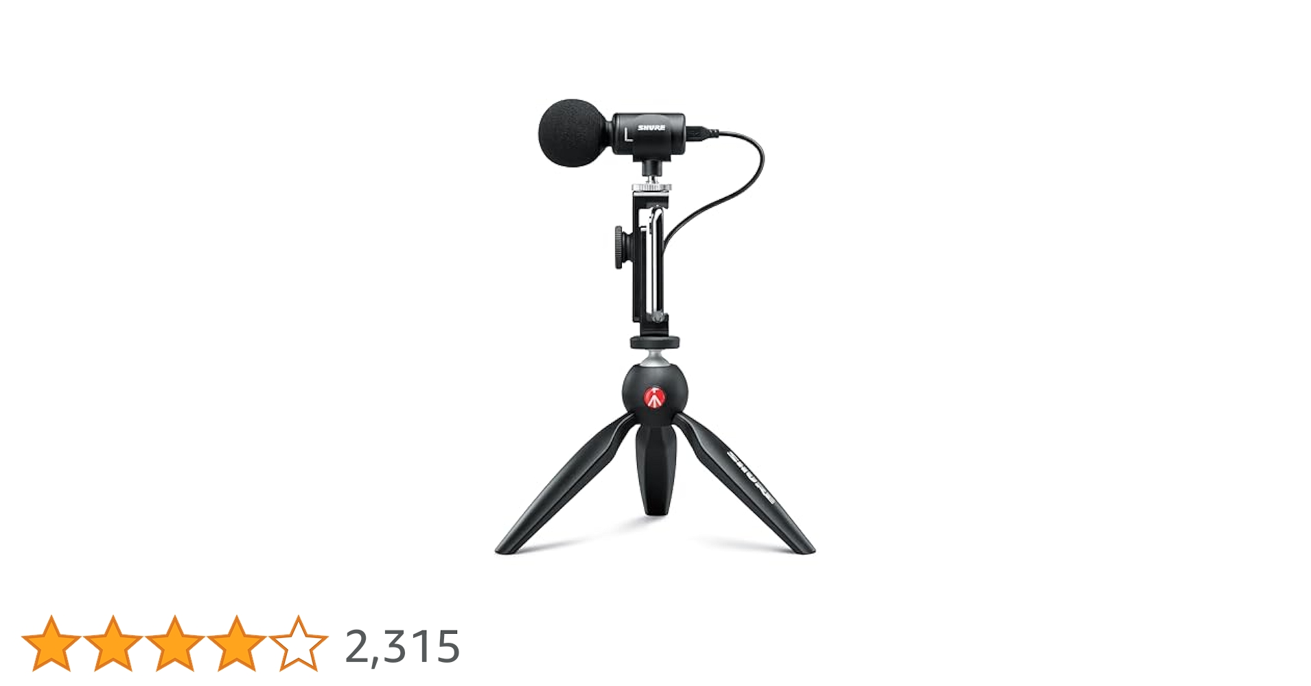 未使用　SHURE MV88+ Video Kit Amazon.com: Shure Portable Videography Kit - Professional