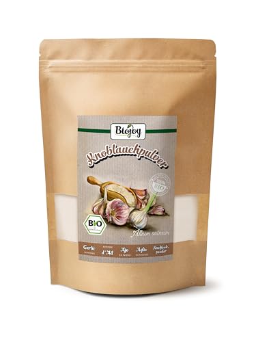 Biojoy Ajo en polvo Ecologico (500 g), Ajo molido, sin aditivos (Allium sativum)