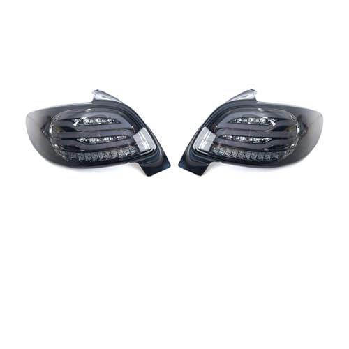 Feu arrière pour Peugeot 206 2004-2008 design LED noir fumé et système plug and play