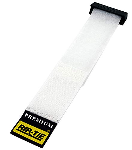 RIP-TIE 25.4mmX241.3mm リップロック ケーブルラップ 白 1パック