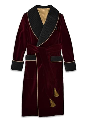 Smoking Jacket,Luxury Velvet Dark Marron Hosting Party Wear Dinner,Christmas Smoking Jacket