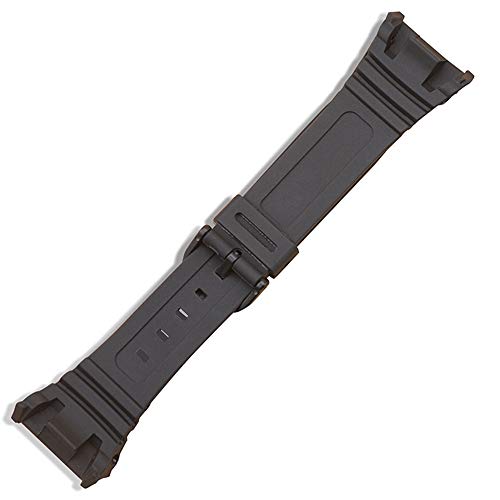 Image of DBLACK ''CDS13'' Resin Watch Strap / / Compatible Strap for Casio W-96H Watch Model (Black)