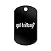 Mister Petlife Got Brittany Engraved Keychain/GI Tag 2 Spaniel Black