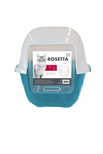 MPETS 20100003 Rosetta higiénico para Gatos Verde/Blanco