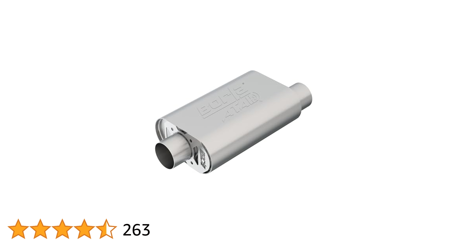 BORLA 400844 CrateMuffler for Chevrolet Small Block High