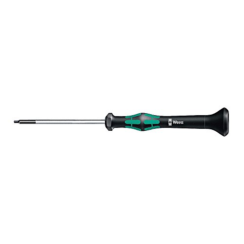 Image of Wera 05118078002 Kraftform Micro 2054 Hexagon Electronics Precision Screwdriver, 5 /64 inch Head, 60mm Blade Length
