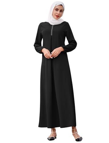Robe de prière musulmane femme caftan ample manches longues Arabe Turquie