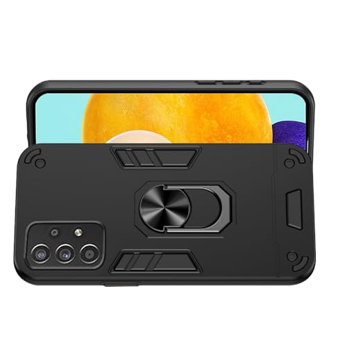 Image of amazon basics Basic Case for Samsung Galaxy A52 5G (Polycarbonate, Thermoplastic Polyurethane Black)