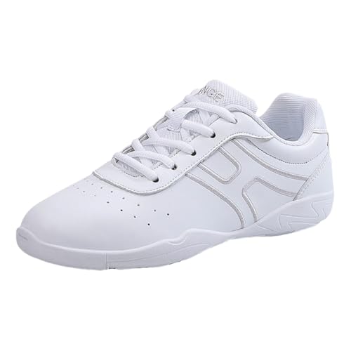 Yummsion Girls Cheer Shoes,Chaussures De Gymnastique Cheerleading,Chaussures De Danse De Cheerleading,Facile à Nettoyer,Stabilité,Ournit Un Soutien De La VoûTe Plantaire,pour Filles Et Adultes