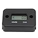 ANKROYU Digital Hour Meter LCD Display Engine Hourmeter Tachometer for Generators Motorcycles Cars Trucks ABS Material Mini Size with Wire and Screws