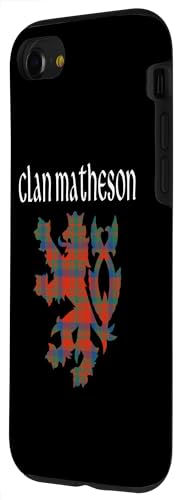 Image of iPhone SE (2020) / 7 / 8 Clan Matheson Tartan Scottish Family Name Scotland Pride Case