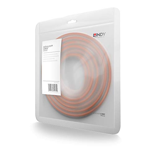 LINDY 3m Cat.6 U/UTP Ethernet Cable, Orange - Image 3