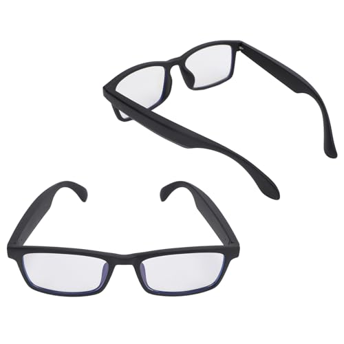 Dpofirs Inteligentne Okulary Bluetooth Audio, Okulary Unisex z Mikrofonem i Głośnikiem, Blokujące Niebieskie Światło, Jasny Kolor