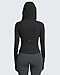 G4Free Half Zip Pullover Women Slim Fit Athletic Pullover Sweatshirts Fall Fashion Long Sleeve Tops with Thumb Holes(Black,S)