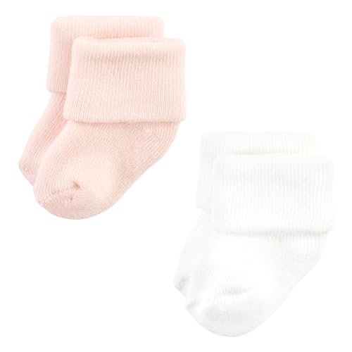 Image of Hudson Baby Baby 8-pack Cotton Rich Newborn and Terry Socks