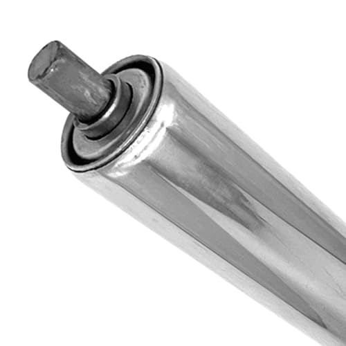 EDFMGH 1PCS Stainless Steel Gravity Roller Conveyor 25mm/38mm*200mm/300mm/400mm/500mm(25x500mm)