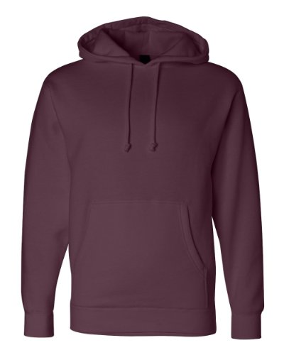 Independent Trading Co. mens Hooded Pullover Sweatshirt (IND4000) Maroon XL