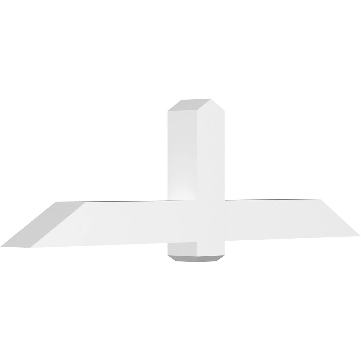 Amazon.com: Ekena Millwork GBP072X21X0606EUG00 Eugene Architectural Grade  PVC Gable Brackets 72"W x 21"H x 6"D x 6"F, 7/12 Pitch : Everything Else