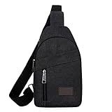 YIJINYVN Bolso de Pecho Hombre Yellow Small Cross Bag Men's Messenger Bag Sling Chest Bag Travel Sports Shoulder Bag(C)