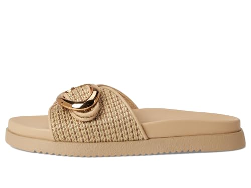 Steve Madden Women's Mandie Raffia Multi 8.5 Medium