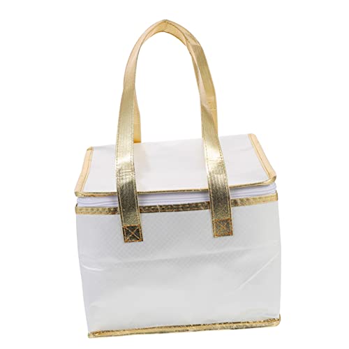 MUCKLILY Insulated Cake Packing Bag Portable Food Storage for Freshness Thermal Insulation Bag for Cakes Fruits Vegetables Seafood More Leakproof Design