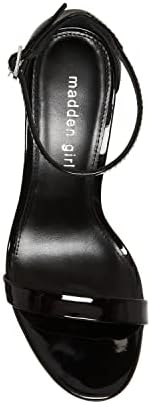Madden Girl Women's Brazen Heeled Sandal, Black Patent, 8.5 | Image 4