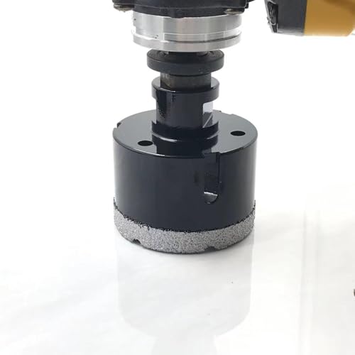 Broca para perforación de agujeros con tecnología de soldadura al vacío, para esmeril angular M14, para baldosas cerámicas, granito y mármol (6 mm - 100 mm) miniatura 5