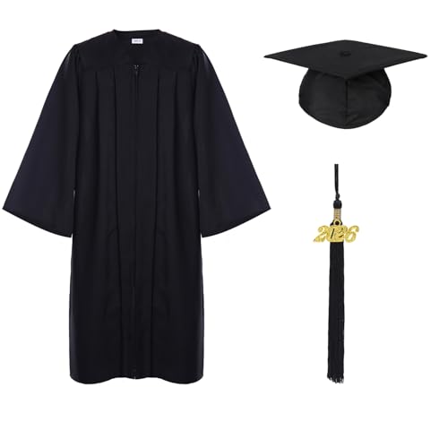 FtyFty Unisex Adult Matte Graduation Cap and Gown...