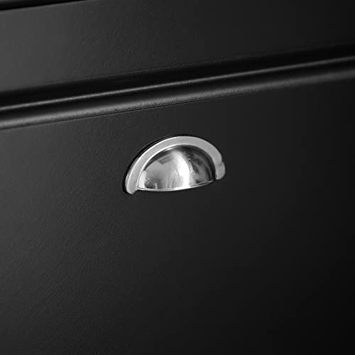 Haotian Black 2 Flip-Drawers Slim Shoe Cabinet, Shoe Rack With Doors, Shoe Storage Cupboard Organizer Unit For Entryway, Hallway And Bedroom, Fsr78-Sch #TOP6