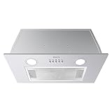 CIARRA Insert Range Hood 20 inch with Push Button Control 650 CFM Black Range Hood Vent with 3 Speed Exhaust Fan
