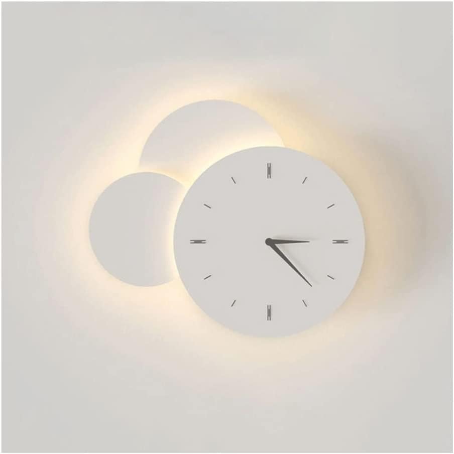 Lámpara de pared LED estilo reloj para decorar el salón y pasillos